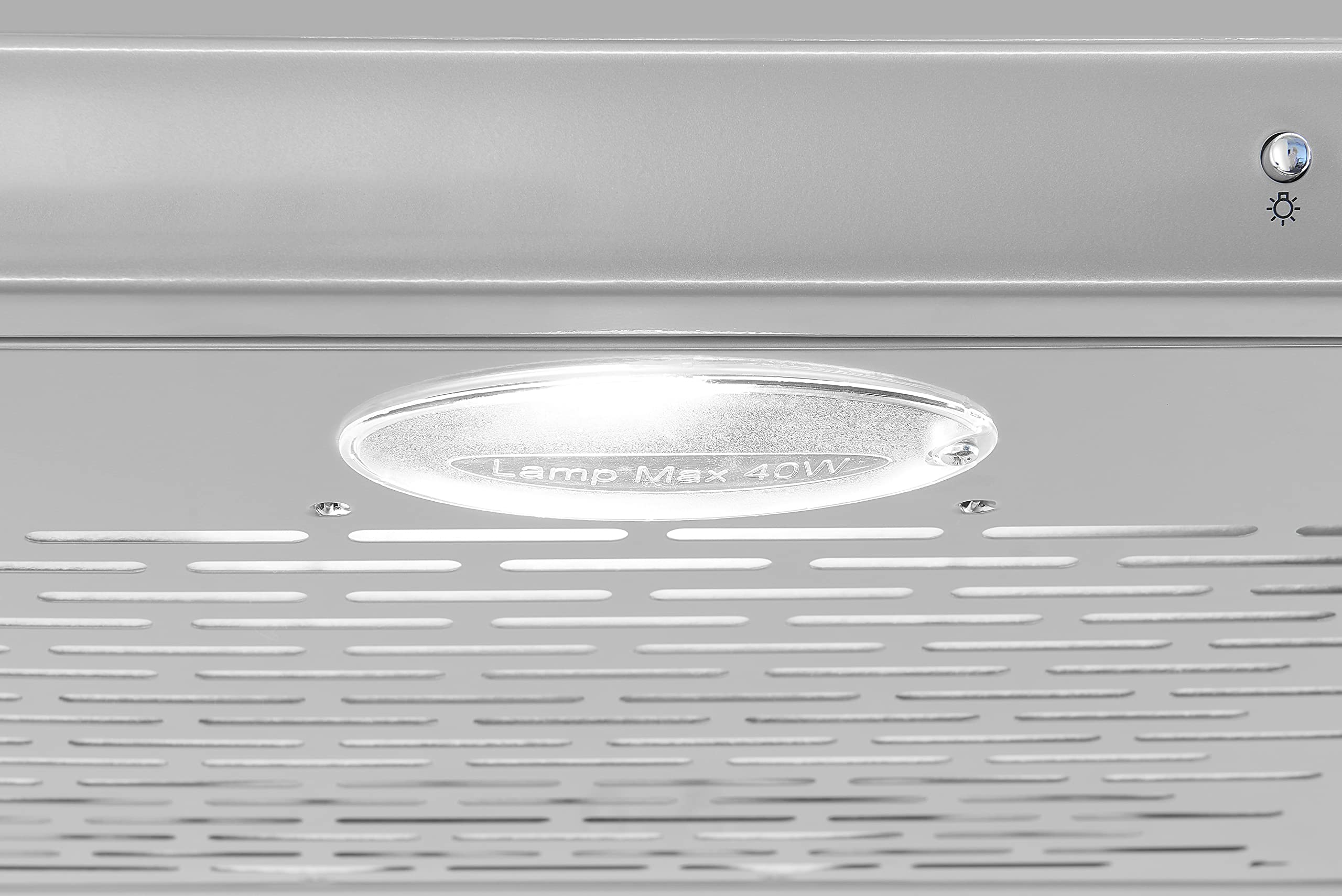 Exquisit® Campana Extractora Cocina, 60Cm, Capacidad de Extracción máx 136 [M³/h], Material Acero Inox, Consumo 45 kWh/año, 4 Teclas de Función, 3 Niveles de Potencia, Rumorosidad 55 dB(A). | 3 niveles de potencia, iluminación LED eficiente, filtros metál