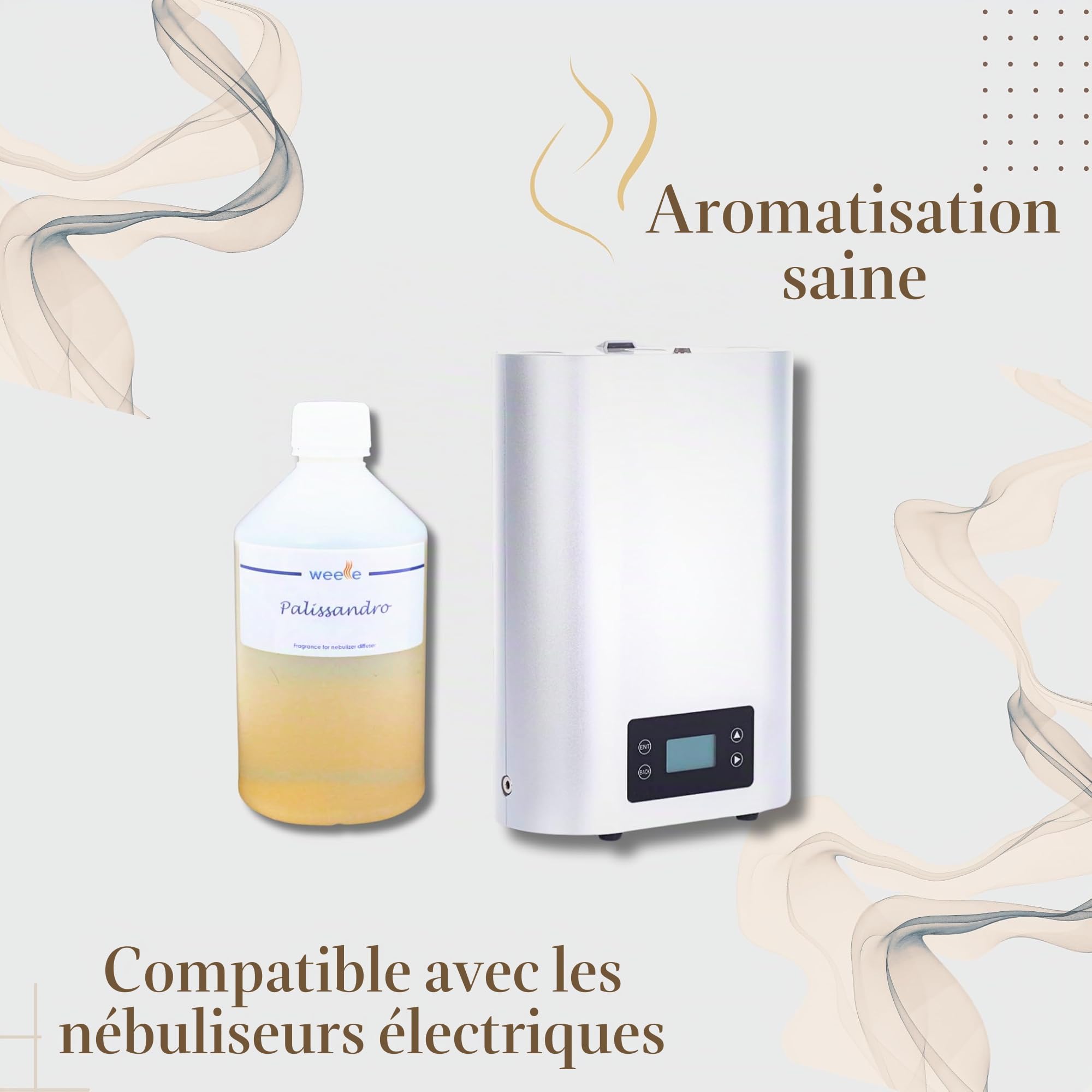Parfum d'Ambiance Bois de Rrose pour les Parfumeurs Électriques Weele - Éveillez Vos Sens avec une Touche de Nature 500 ml