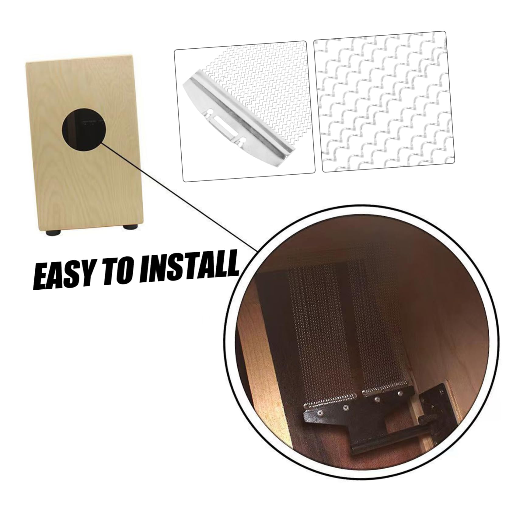 COSMEVIVI Percussion String Belt Snare Drum Replacement Wire for Easy Installati