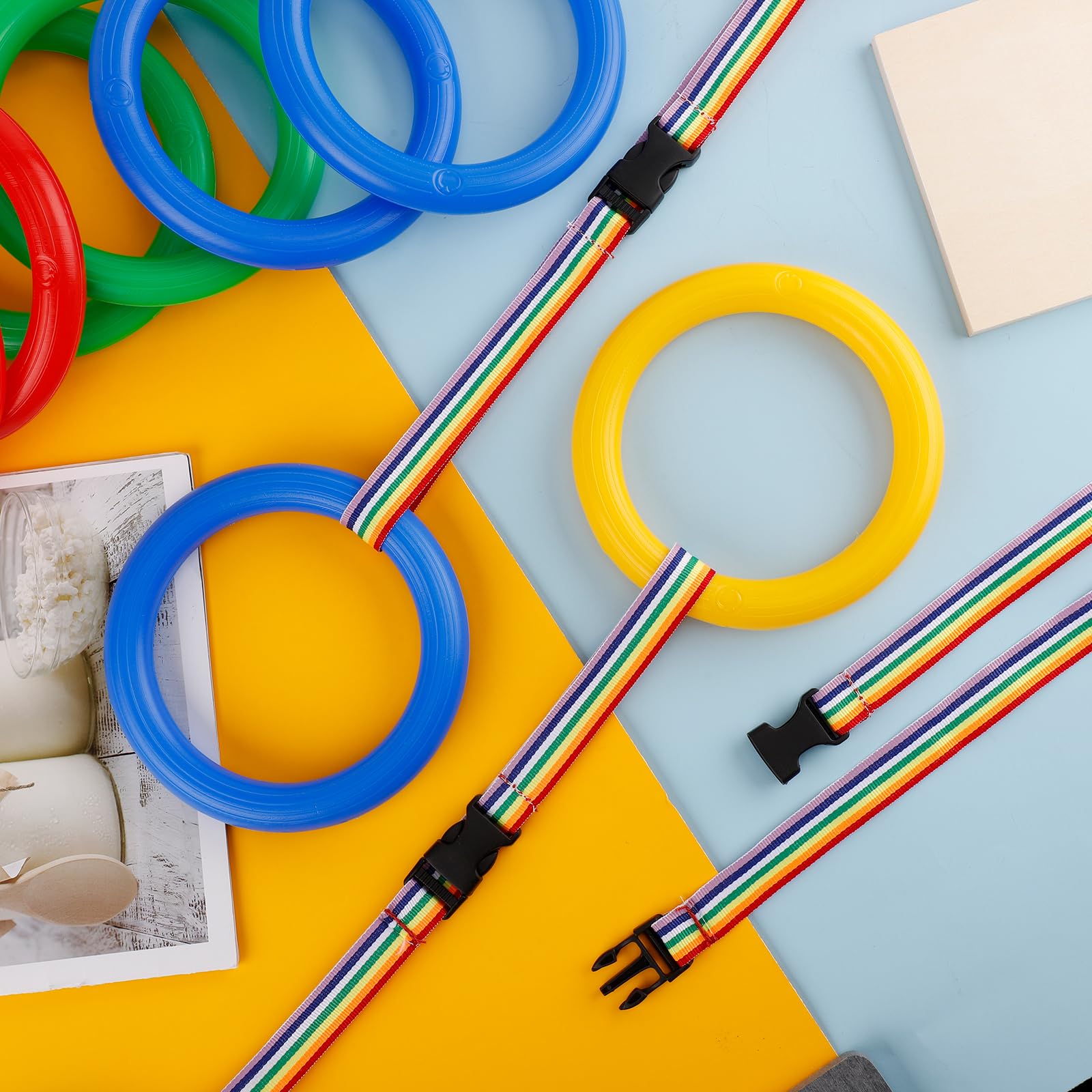 12pcs Toddlers Walking Ropes, Children Detachable Transition Rope Preschool Walking Rope Kids Walking Rope Line for Preschool Daycare Kindergarten Class School Kids Outdoor Supplies - Image 6