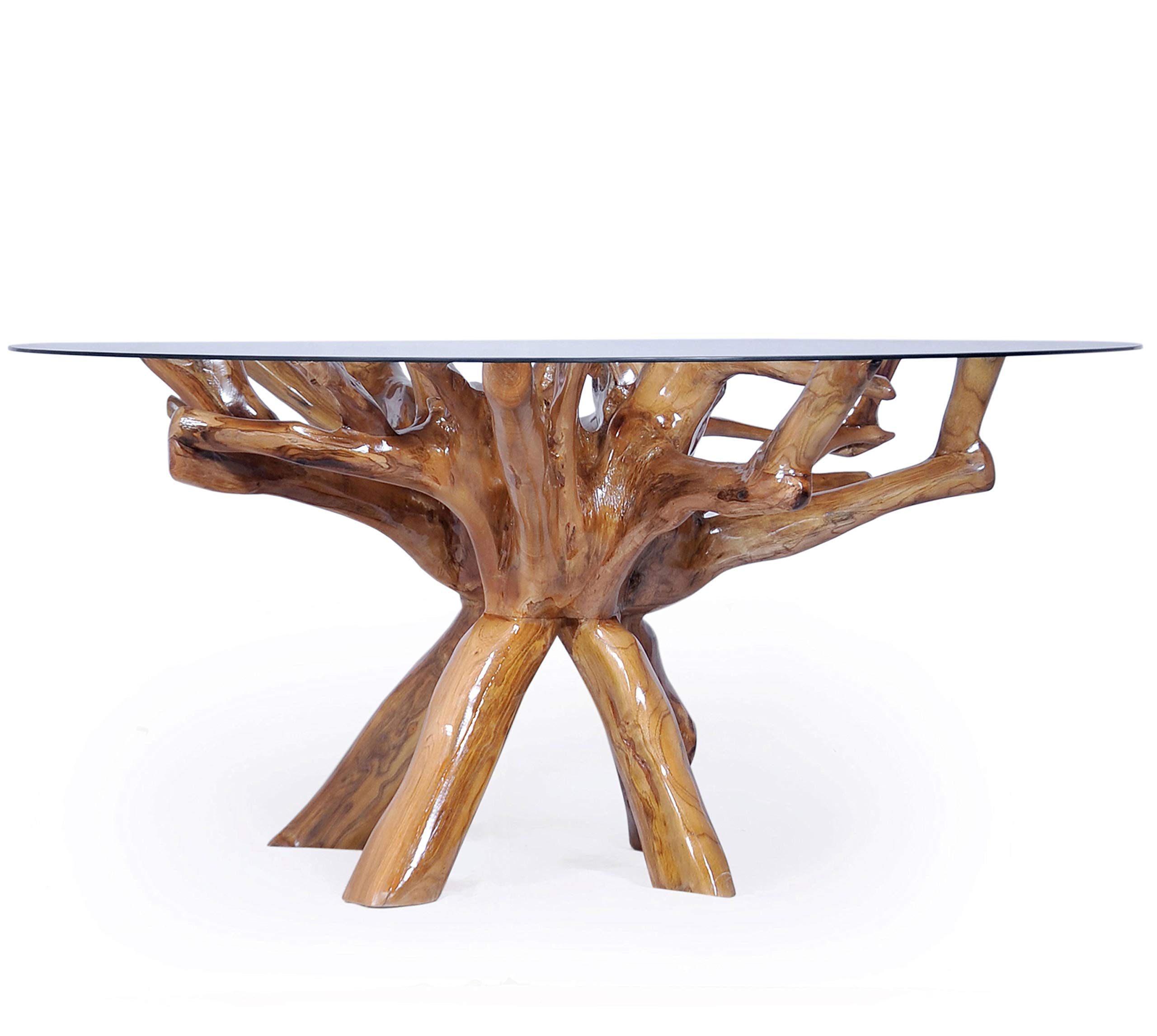 Amazon.com: CHIC TEAK Teak Root Dining Table Including 48 Inch