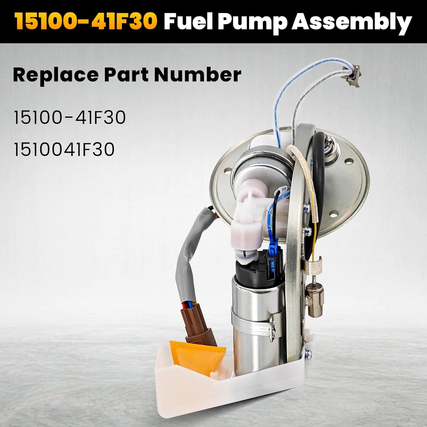 15100-41F30 Fuel Pump Assembly Replacement for Suzuki Boulevard C50 C50C C50T VL800 VL800C VL800T VL800B, for Intruder C800 C800C VL800 VL800C 2007-2011 2013-2022, 1510041F30