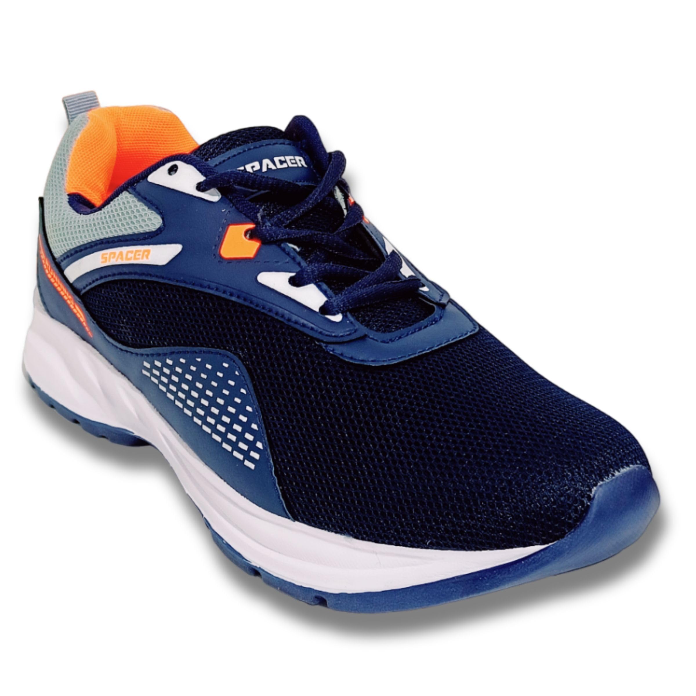 Rickenbac Spacer Bouncer Lightweight Sports Shoes Sole Comfortable Outdoor, Casual, Walking, Gym Shoes for Men (Blue/Orange, 10) (B0CNZ4R8NF) Amazon Price History, Amazon Price Tracker