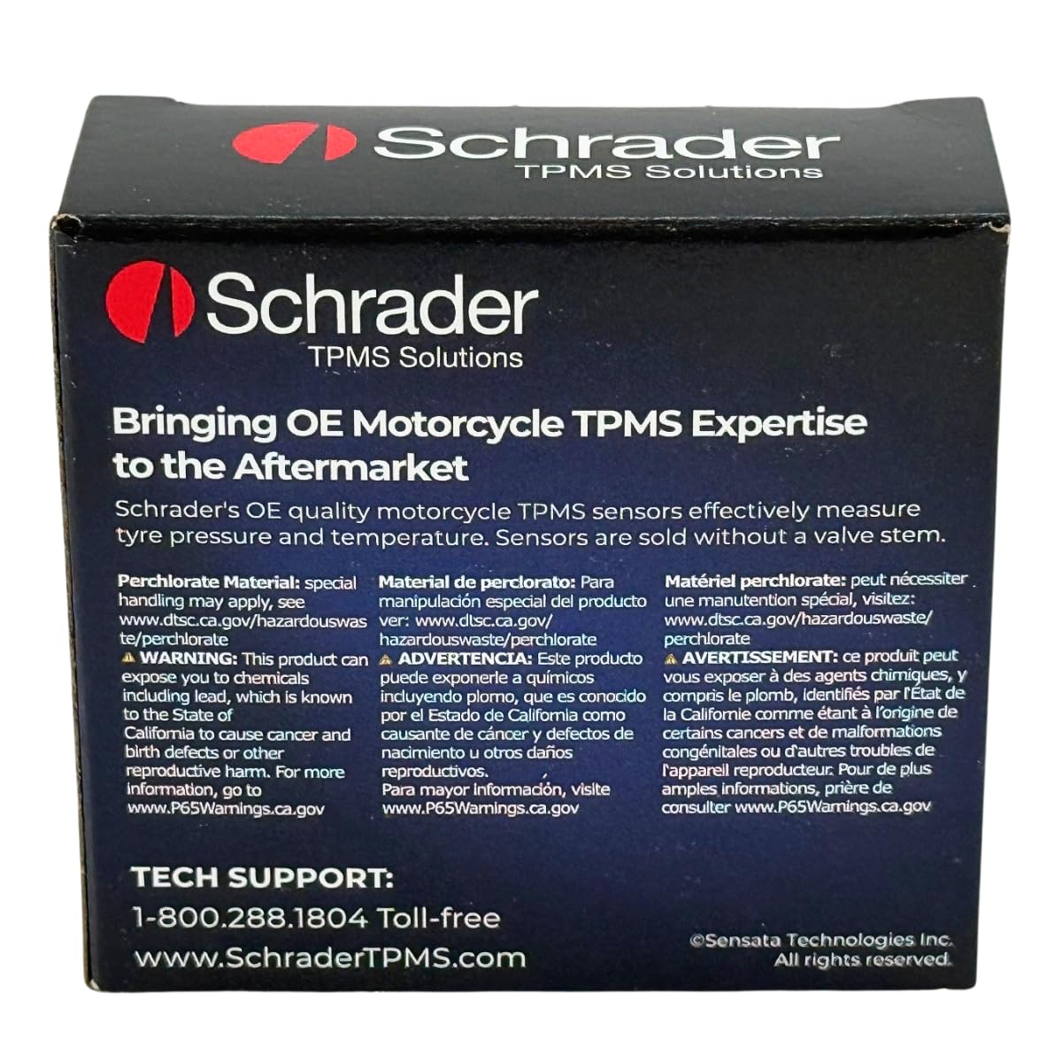 Schrader TPMS 29074 433MHz 90 Degree Sensor - Compatible with KTM Motorcycles (Select Models) - Sensor Body Only