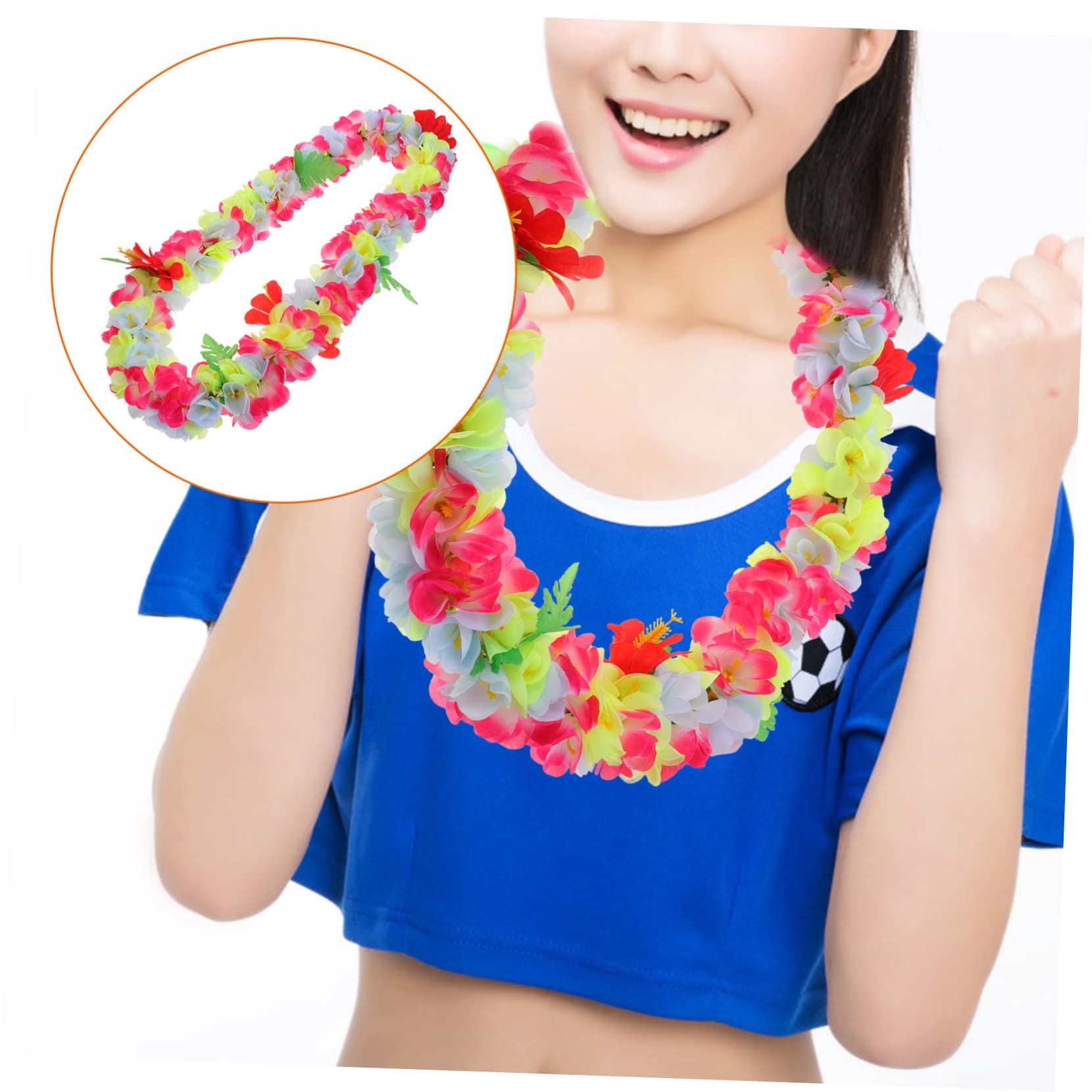 Toyvian 4stücke Hawaiianischer Blumenkranz Tropische Dekoration Für Luau-feiern Strandpartys Und Hochzeiten Vielseitig Einsetzbar Als Foto- Oder Raumdeko