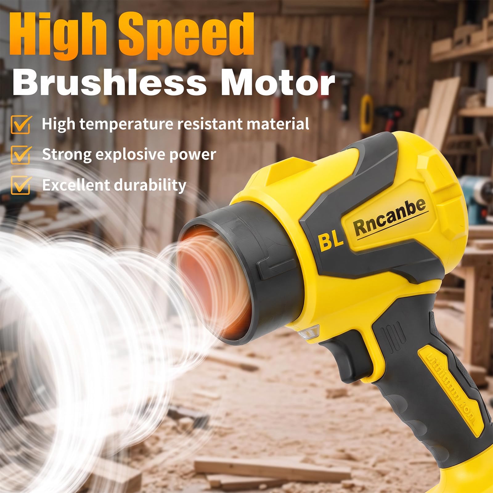 Soffiatore per foglie senza fili per batteria DeWalt 20 V (senza batteria)