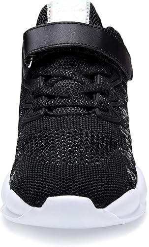 Miniatura 5 de Hetios Zapatos para Niñas Ligeros Atléticos para Correr Transpirables de Punto Zapatos Deportivos para Escuela (BebéNiña PequeñaNiña Grande)