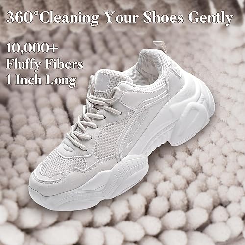 Miniatura 2 de 4 bolsas reutilizables para zapatos de lavandería para lavadora y secadora, bolsa de limpieza de zapatos 2024, limpieza 360 para zapatos deportivos