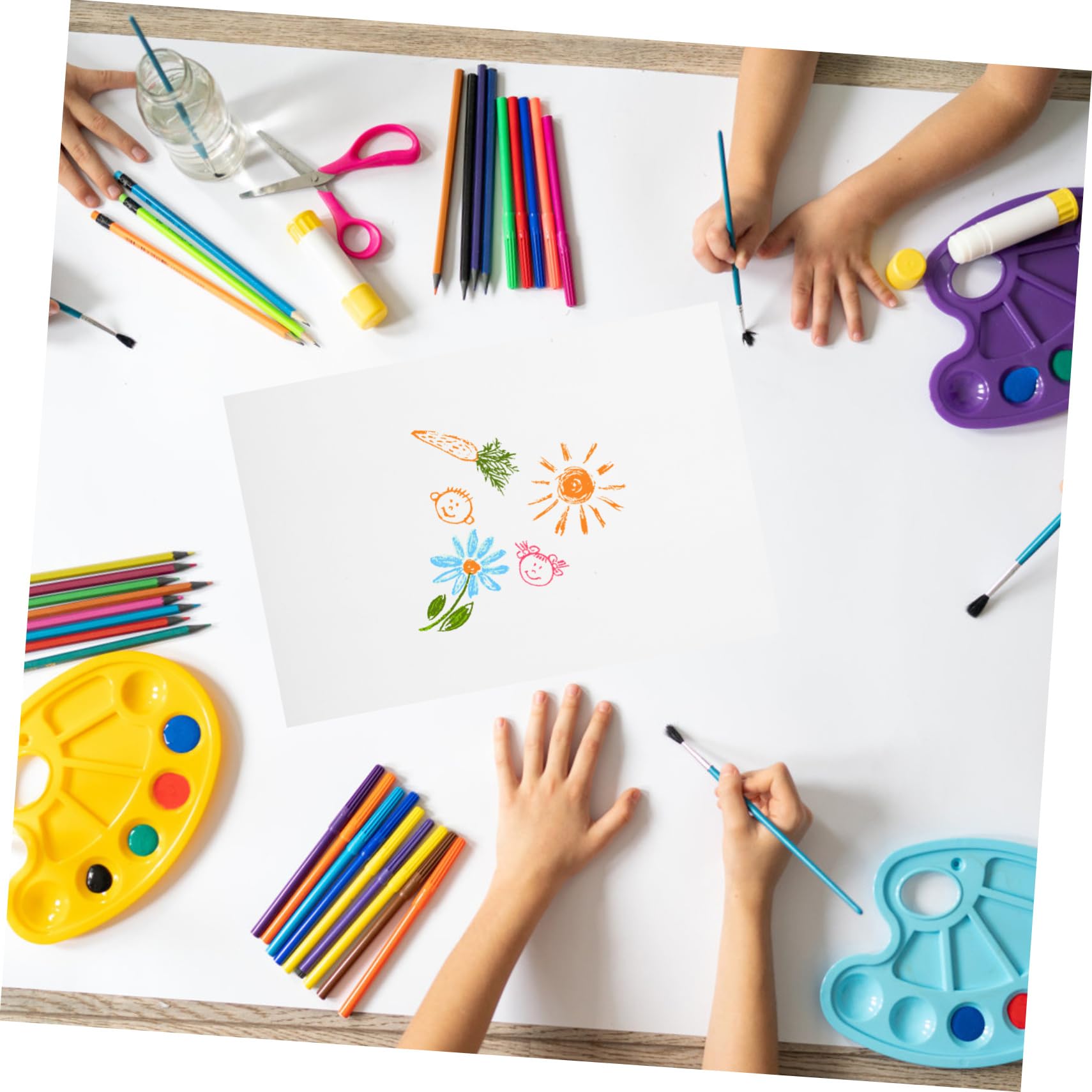 Skizzenpapier für Erwachsene 100 Blatt Zeichenblock Weiß | Architekturpapier, für Markerzeichnungen und Aquarellmalerei, für Technische Skizzen und Kreative Arbeiten