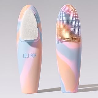 LOLLIPOP Limpiador facial de silicona de dobl...