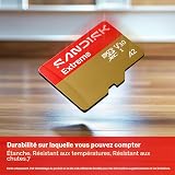 SANDISK Extreme microSDXC Card 128GB, UHS-I + SD Adapter, 128GB (up to 245MB/s read, 120MB/s write speed, 5K video, C10, V30, U3, A2) For Action Cams, Drones, Android devices, Laptops - 6