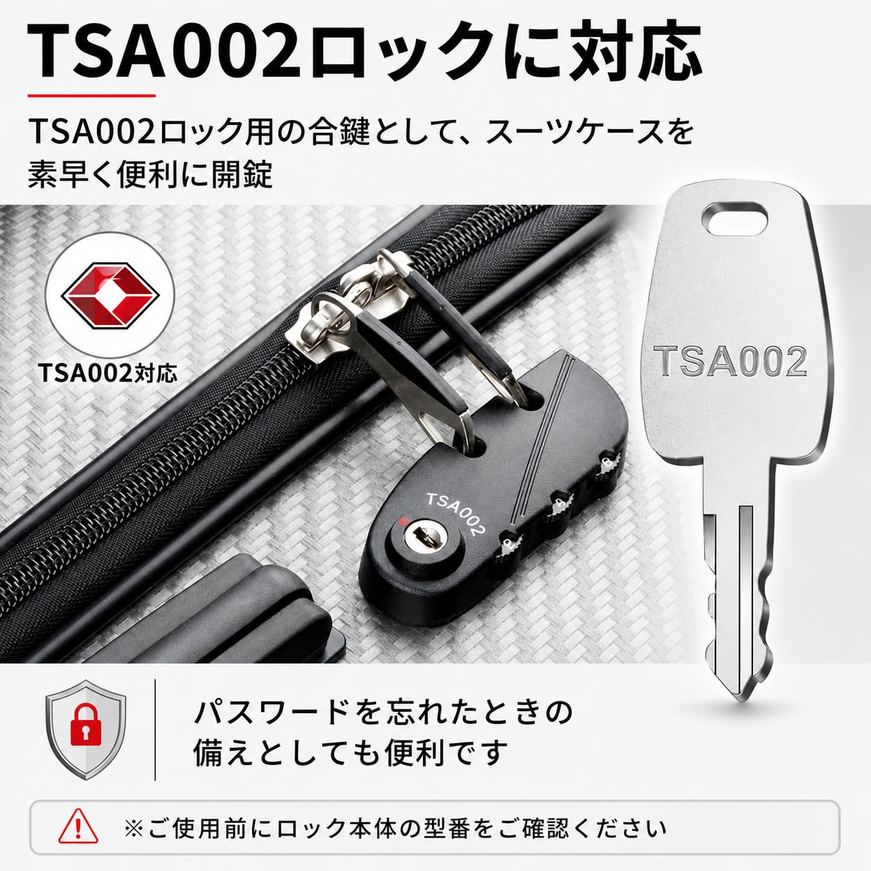 Amazon.co.jp: TSA 鍵 TSA002用のロックキー 鍵 2本セット トラベル