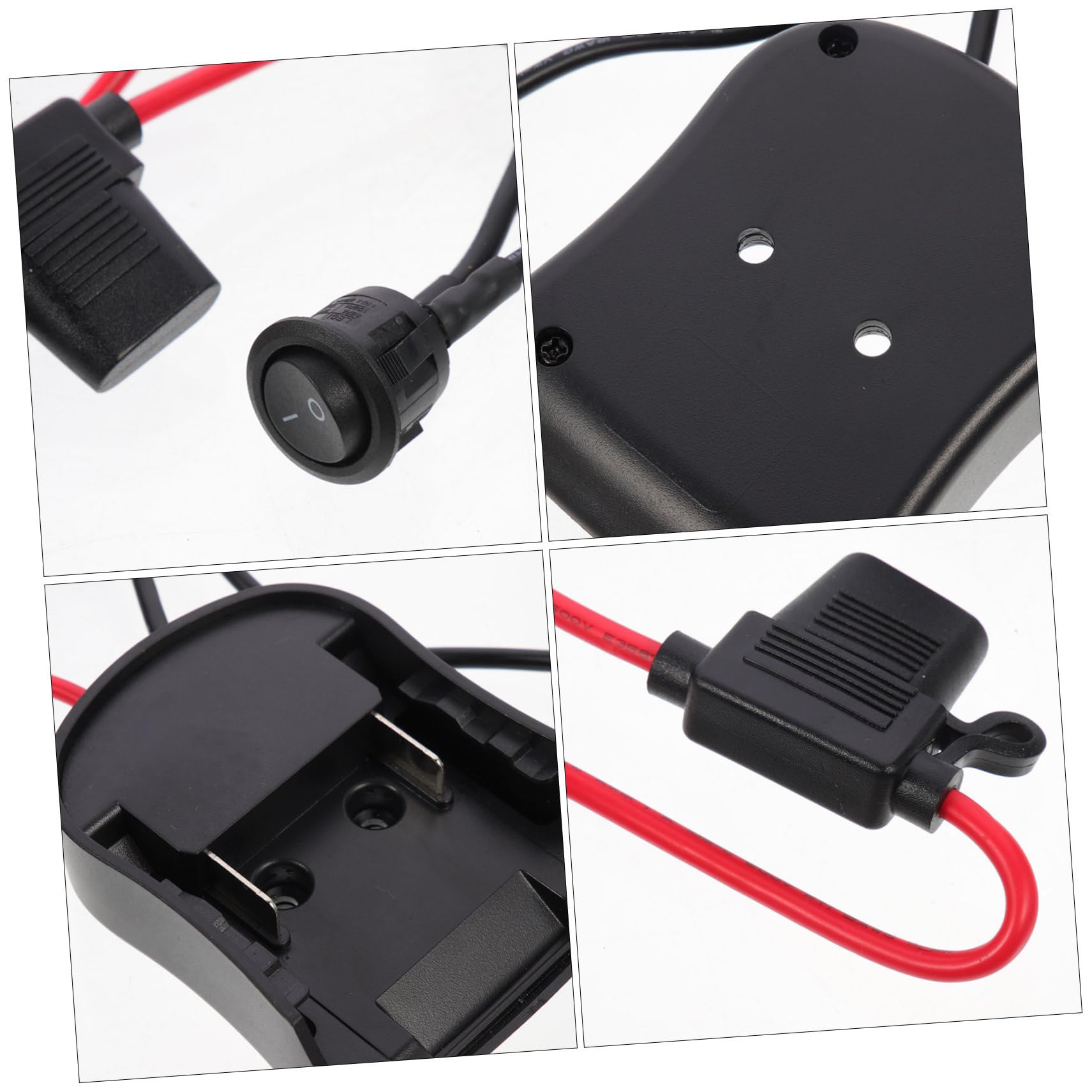 3 Piezas Adaptador De Batería De 18v Convertidor De Batería Camión Adaptador Camiones RC Convertidor De Potencia para Bricolaje Negro Ordenador Personal