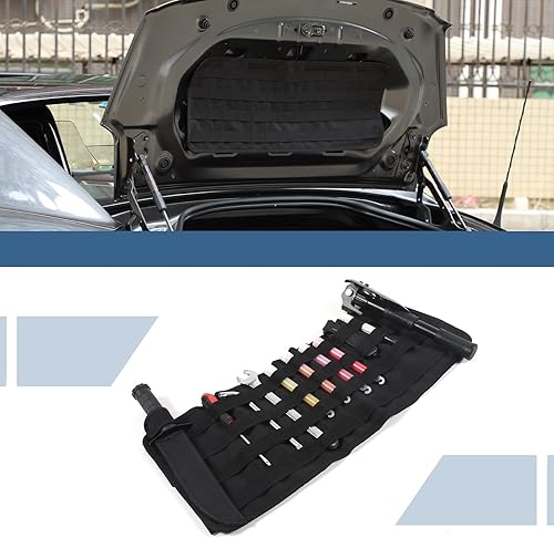 Miniatura 9 de HAPPYHORSE Bolsa de almacenamiento para automóvil compatible con Mazda MX-5 NC RF Miata 2016-2023 Bolsa de almacenamiento para tapa de maletero de