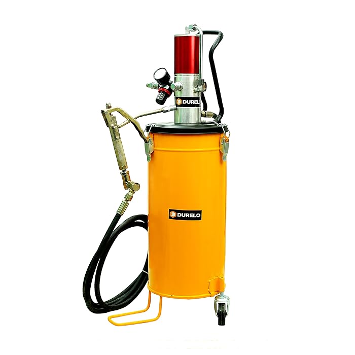 Buy DURELO GRP15 Air Operated Pneumatic Grease Gun Bucket 15Kg High Pressure Grease Pump