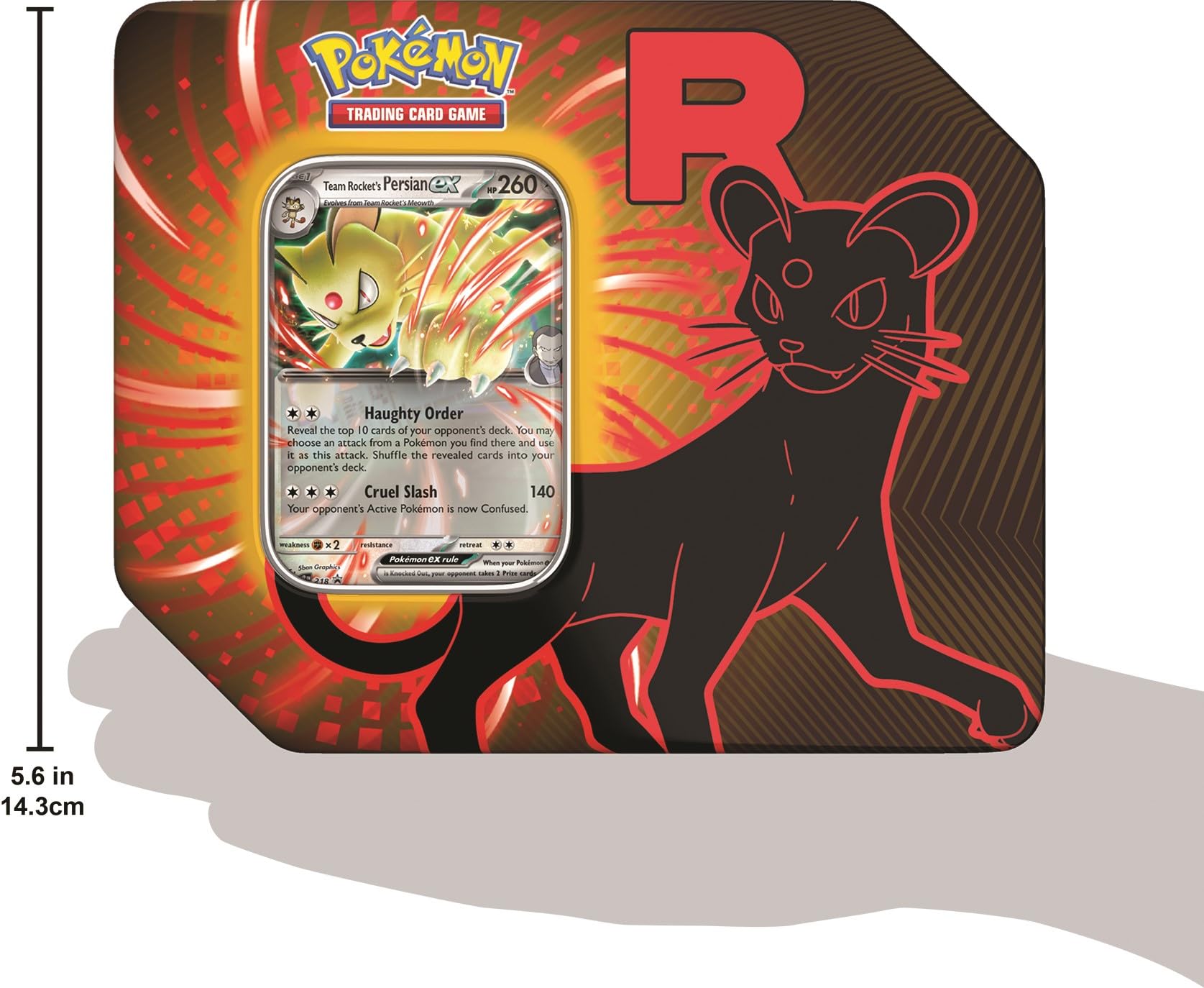pokmon trading card game: team rocket tin - persian 2025 Pokemon Svp En-sv Black Star Promo 218 Team Rocket's Persian Ex Team Rocket Tin PSA 10 Graded Card
