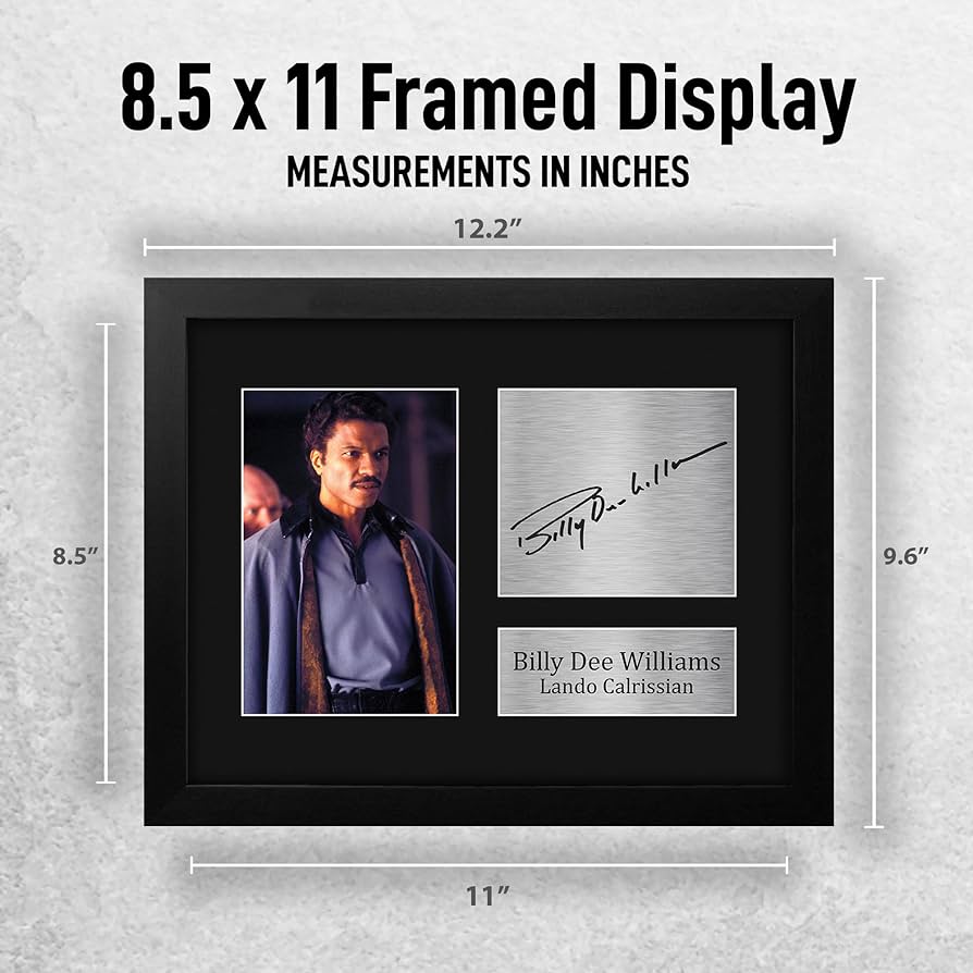 Amazon.com: HWC Trading Billy Dee Williams Framed Gift Signed