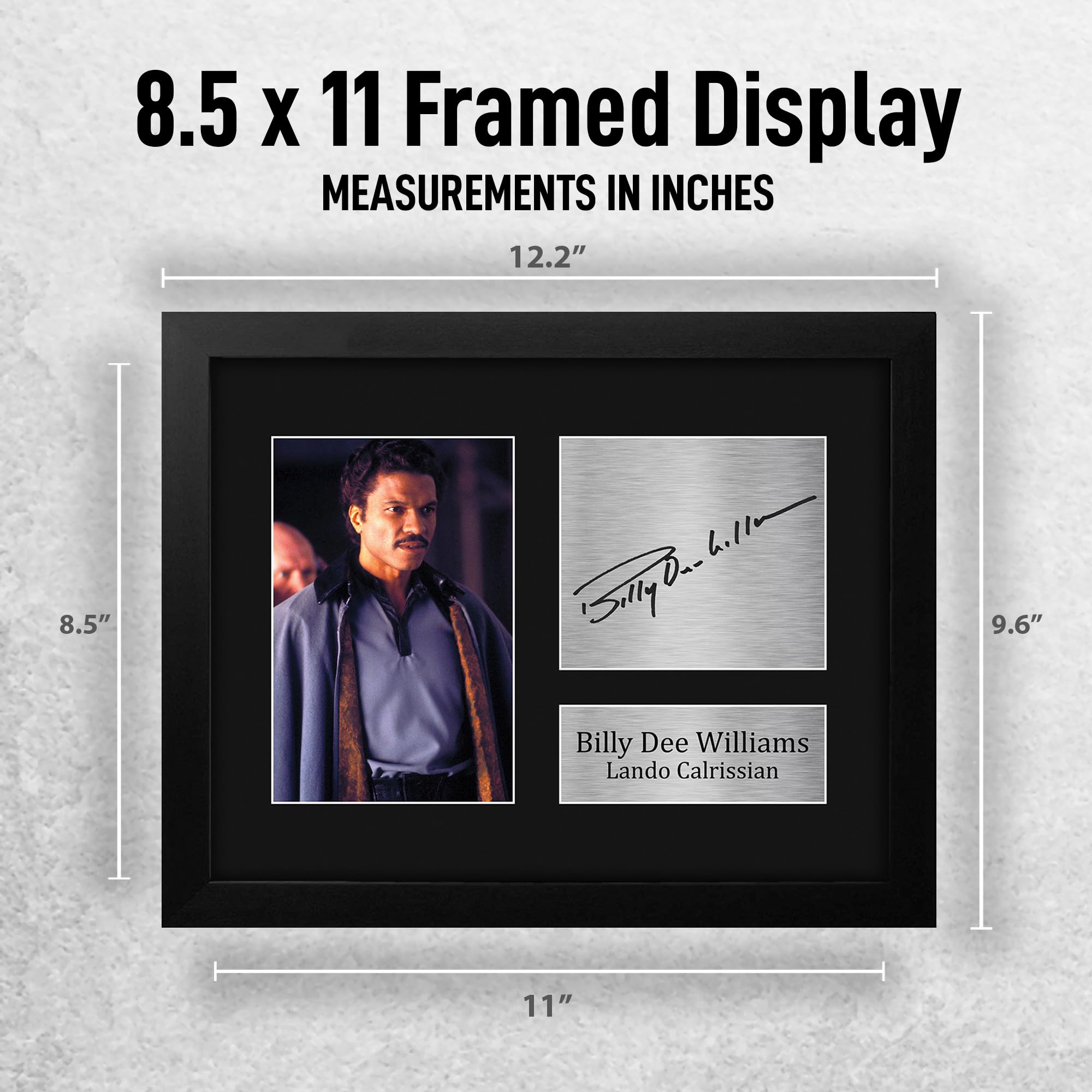 Amazon.com: HWC Trading Billy Dee Williams Framed Gift Signed