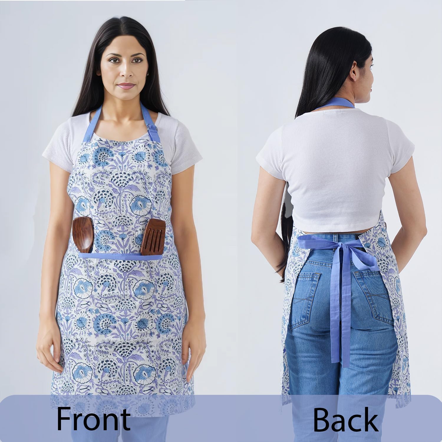 CPC COTTON PRINT CLUB Delantal de cocina unisex de ágata (paquete de 1)