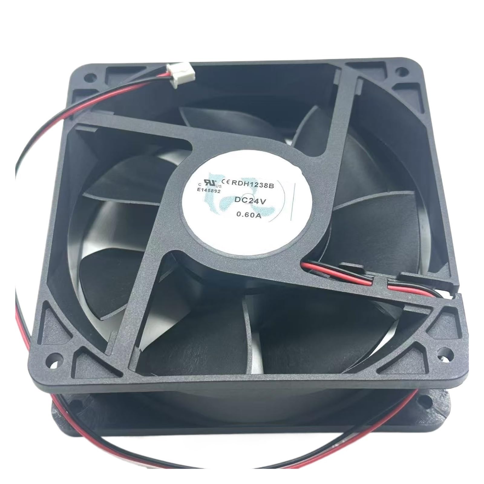 YUSKICCNE RDH1238B DC 24V 0.60A 120x120x38mm 2-Wire Server Cooling Fan