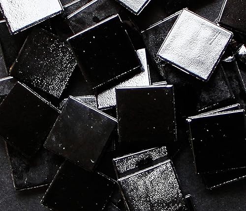 Miniatura 6 de Mosaic Tiles 65 Pieces / 200 g Pack of Glass Mosaic Mosaic Tile Supplies for Home Decoration, DIY Crafts, Plates, Picture Frames, Flowerpots – 2x2