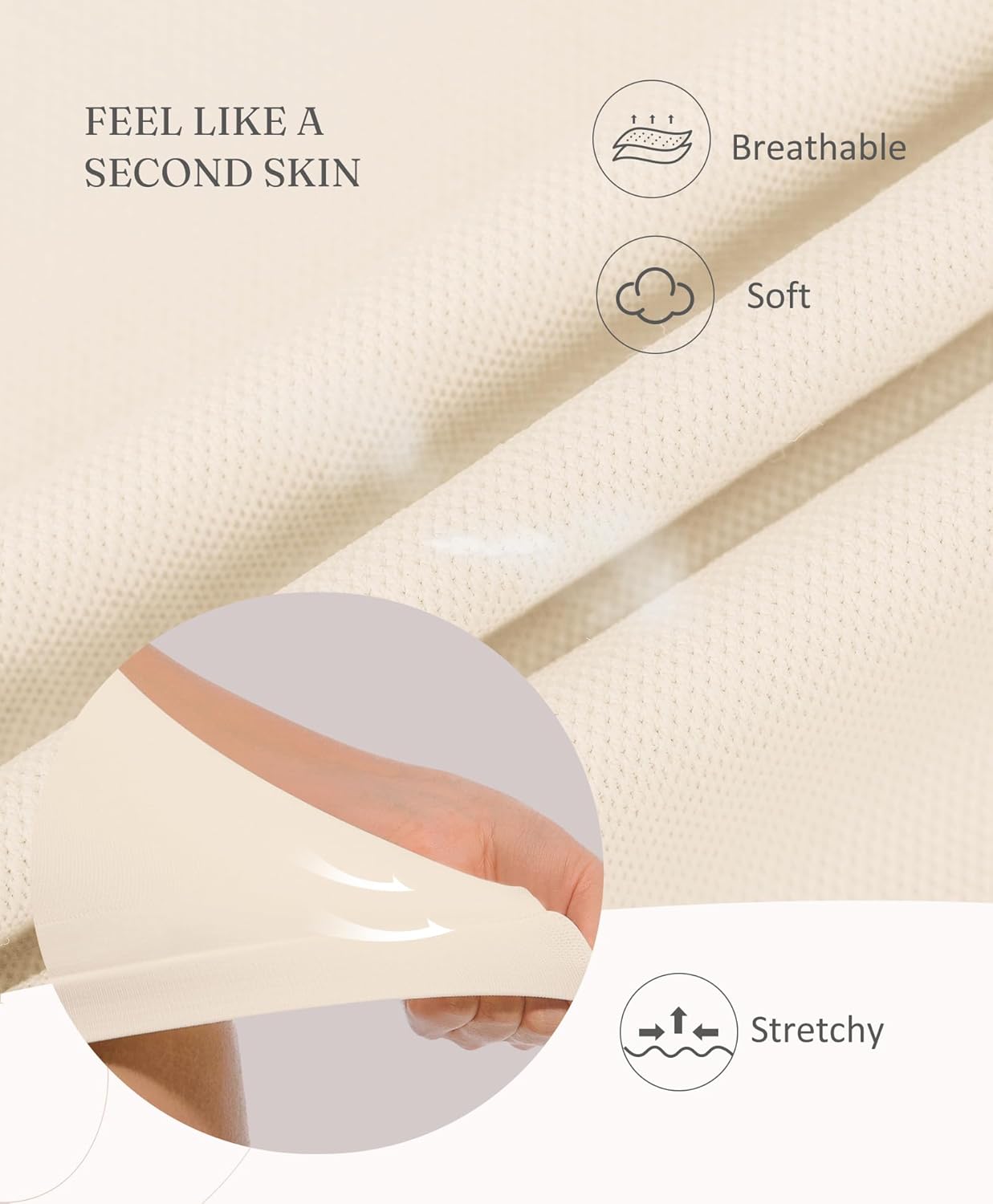 FeelinGirl Womens Tank Top Shapewear Tummy Control Tops Slimming Cami Tank Seamless Compression V Neck Camisole - Image 6