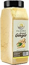 Fasori Ground Ginger Powder 12 oz (340 g) – Premium Fine Ginger Root, Fresh & Aromatic, Perfect for Cooking, Baking, Smoothies & Tea