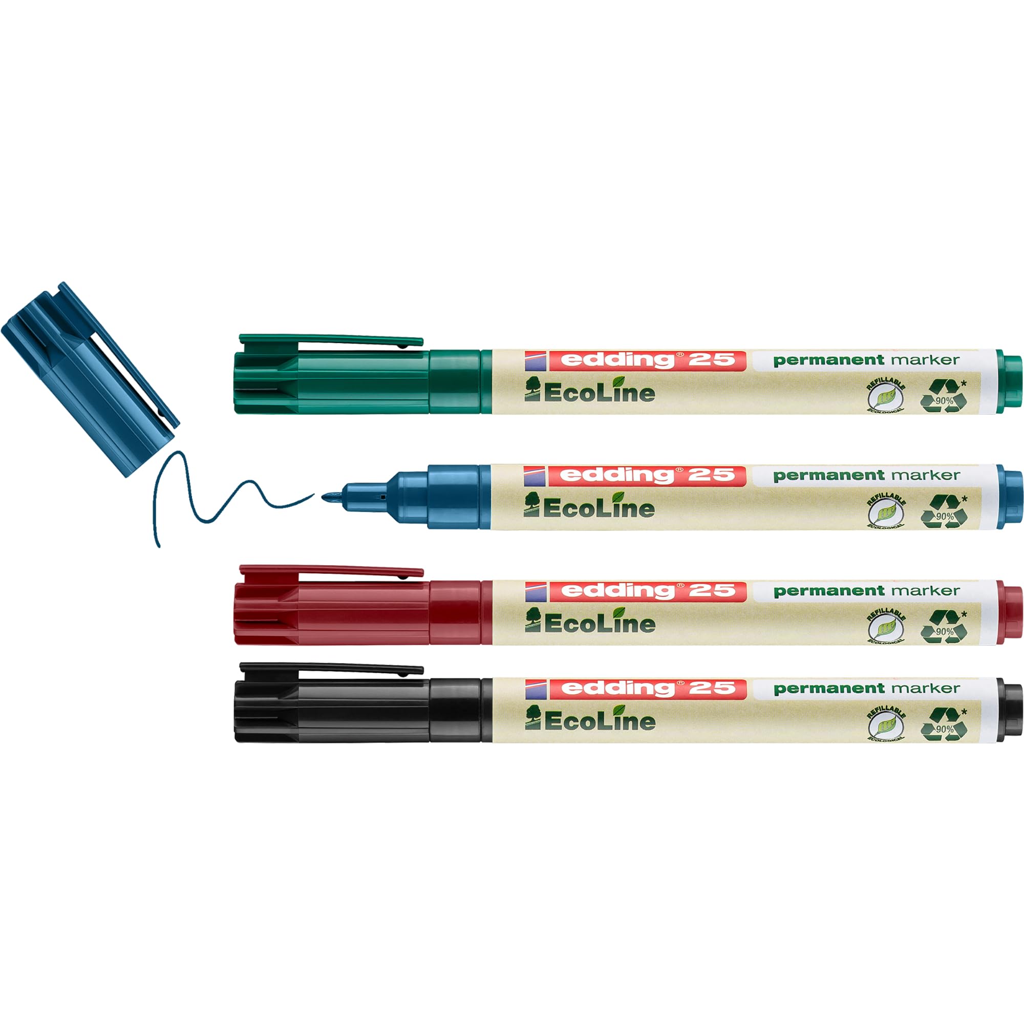 Edding e-254 S EcoLine Permanent Marker 4 4-25-4
