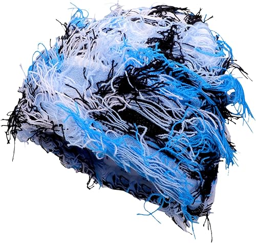 Pasamontañas de esquí envejecido, máscara de cara completa, pasamontañas peludas, máscara de angustia para hombres y mujeres