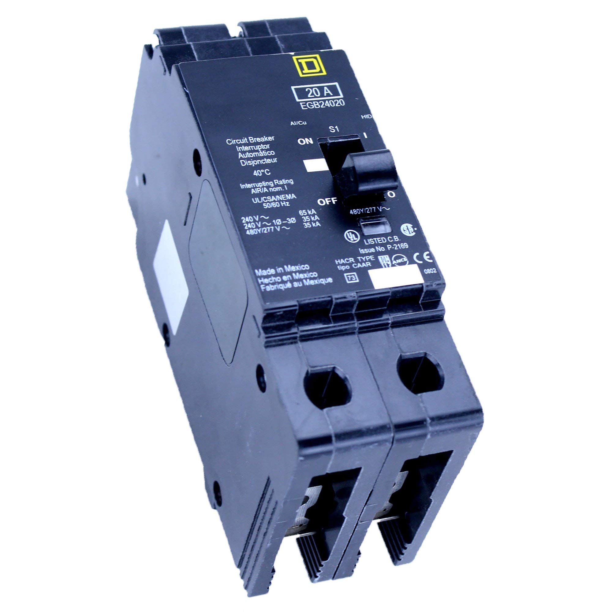 Eaton 70 Amp, 3-Pole, Series C, Molded Case Circuit Breaker, Type GHB, Bolt-On, GHB3070