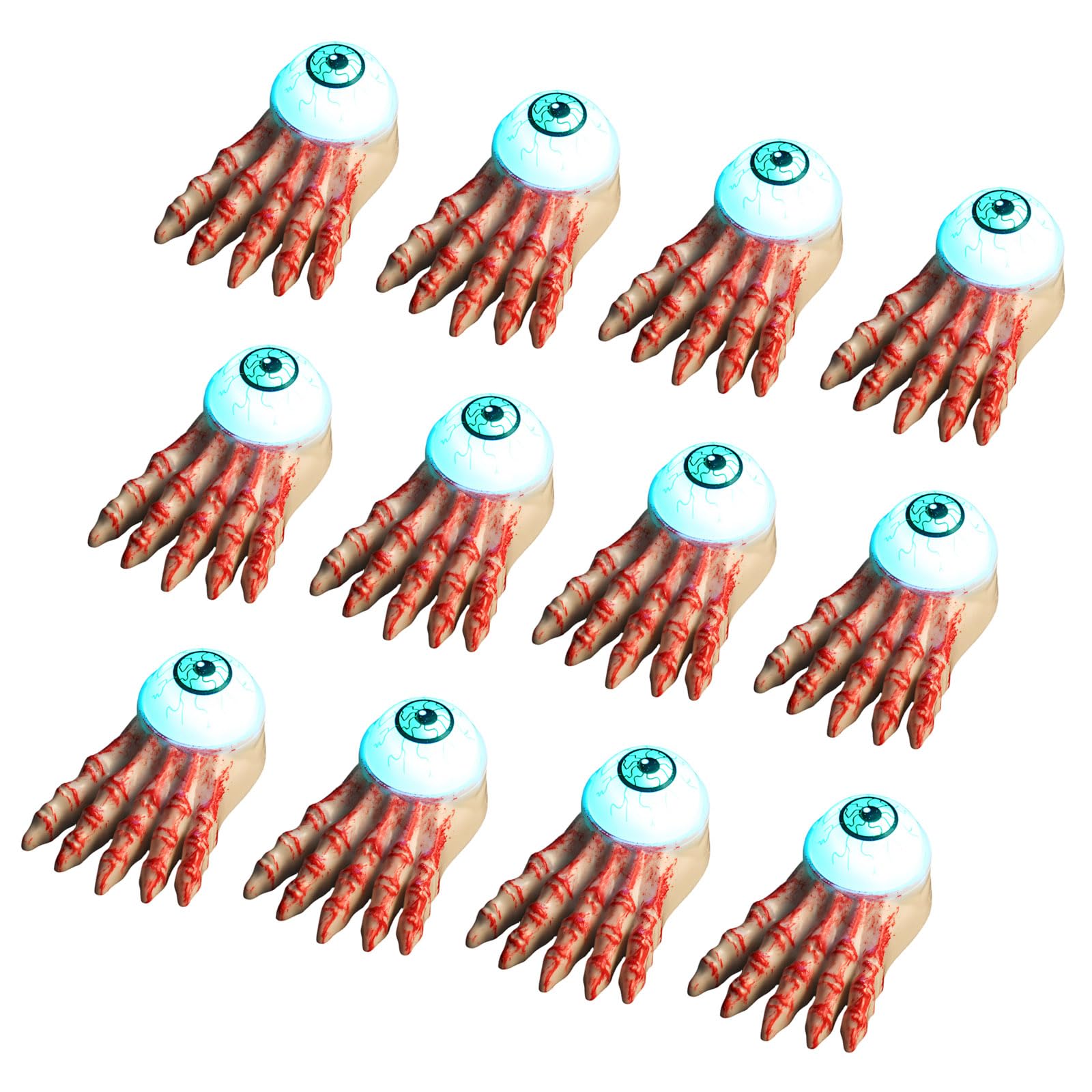 PANGBOER Foot Shaped Seasonal LED Party Props Halloween Plastics Decorations for Indoor Corners and Covered Outdoor Party Scenes Halloween Decoration