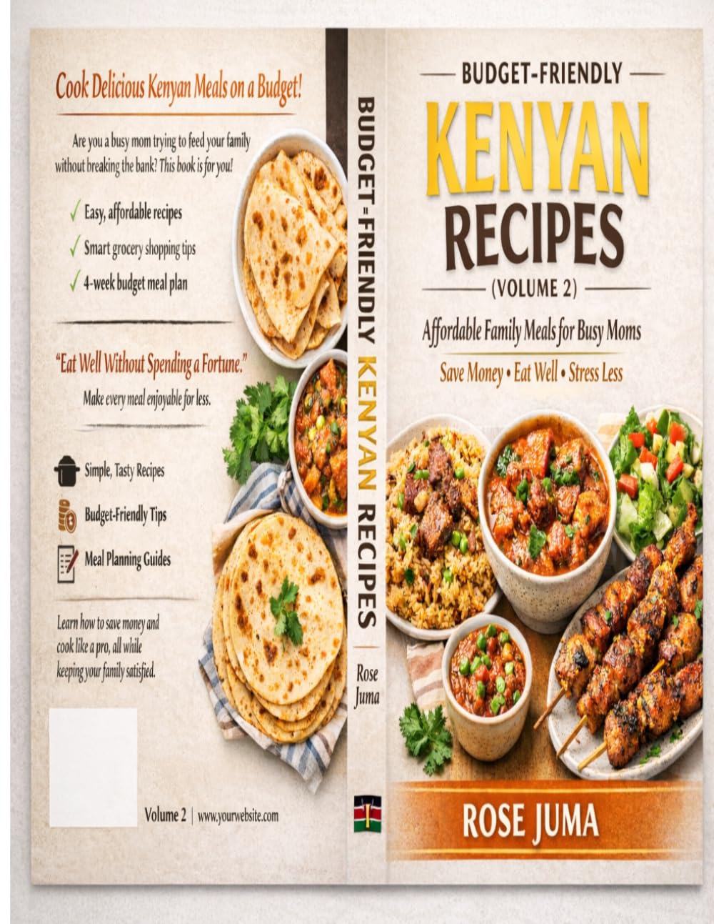 Budget-Friendly Kenyan Recipes (Volume 2): Affordable Family Meals for Busy Moms | Save Money , Eat Well & Stress Less
