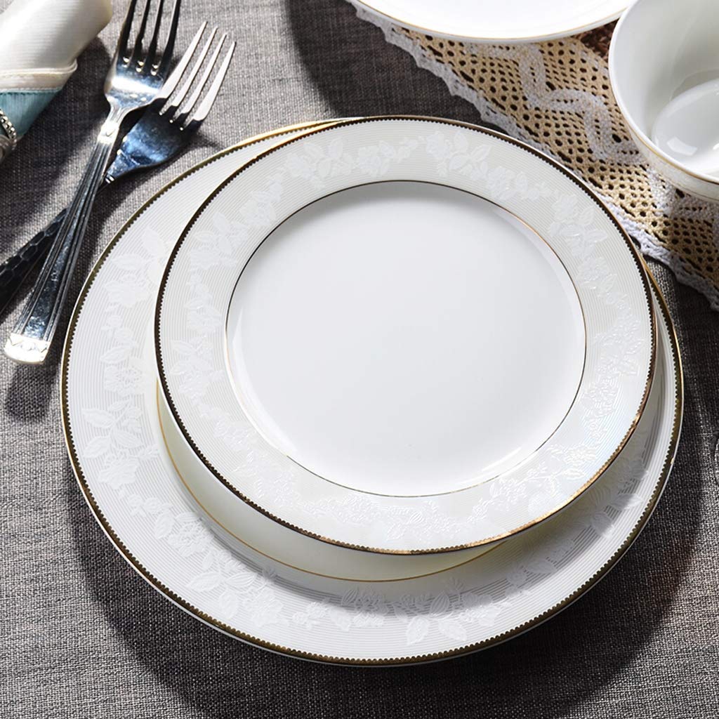 Amazon.co.jp: ZT-TTHG パスタ皿 陶磁器食器セット52ピースと、ボウル