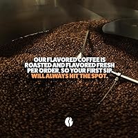 Vista 7 de Fresh Roasted Coffee, Decaf Hazelnut Flavored Coffee, 2 lb (32 oz), Medium Roast, Kosher, Whole Bean