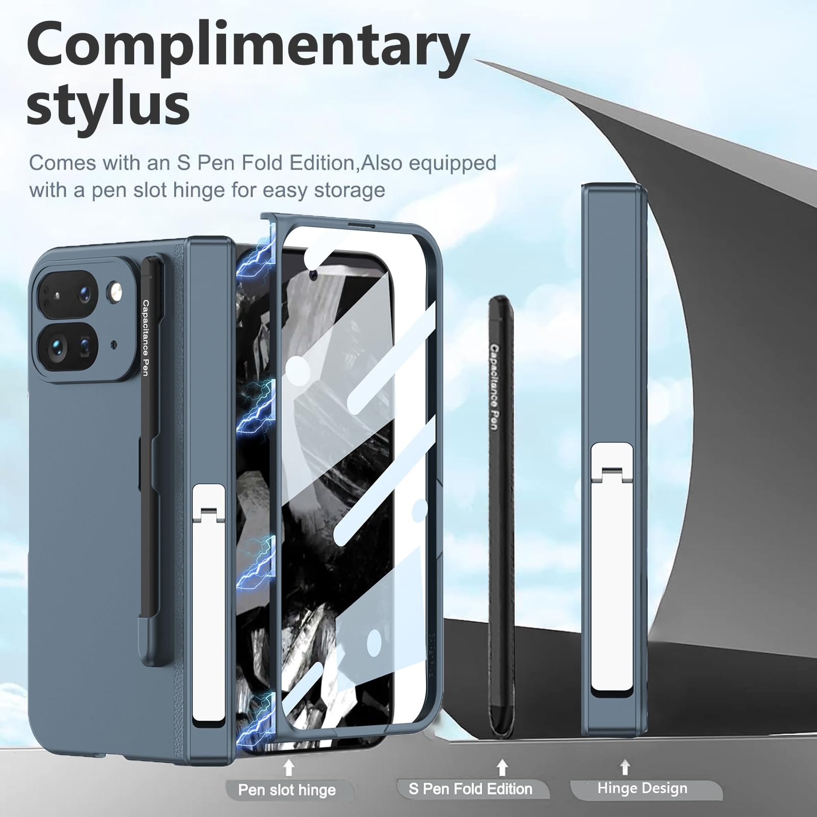 Amazon.com: Ninki for Google Pixel 9 Pro Fold Case with