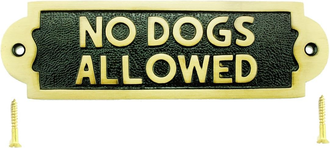 Renovators Supply Manufacturing Solid Brass Plate Dads Garden Sign Plaque 11 Inches Long Vintage Brass Metal Lacquered Finish Sign Post For Backyard, Patio, Lawn Or Garden With Mounting Hardware