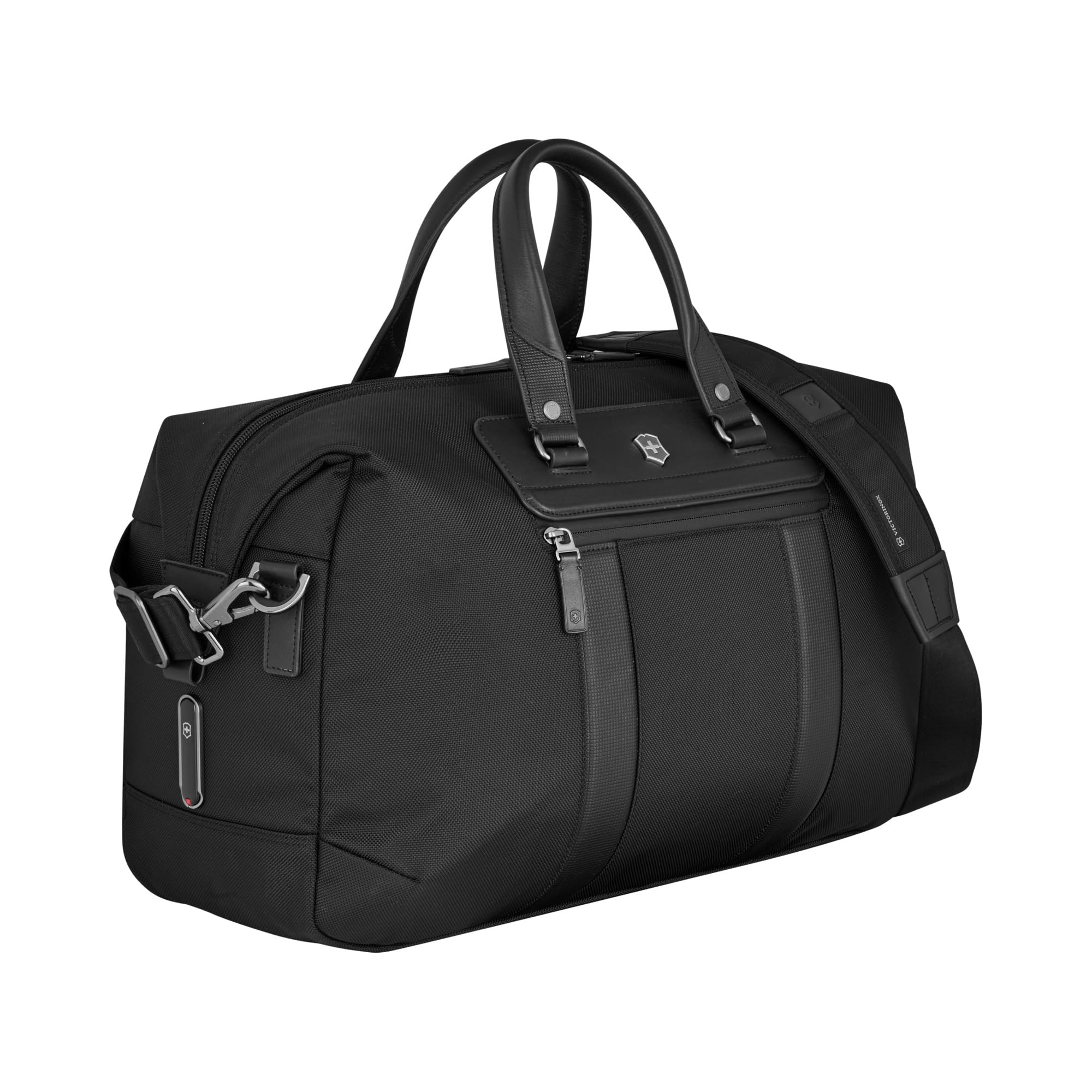Victorinox Architecture Urban2 Compact Weekender, Reisetasche mit Trolley-Riemen, Handgepäck, Business, Damen/Herren, 32 l, Schwarz