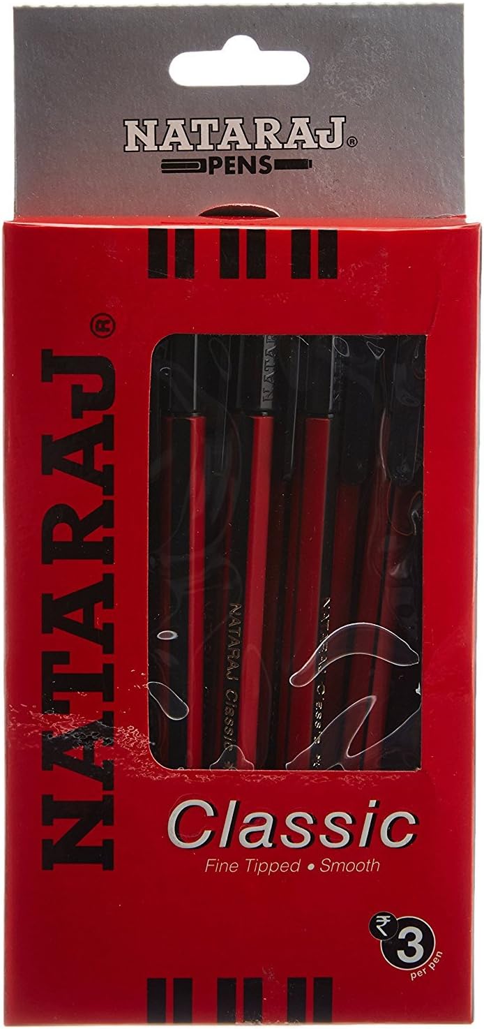 Classic ball point pen |Black Ink| - pack of 20