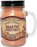 Vista 55 de Nuestra propia empresa de velas Candela aromática de calabaza y especias en tarro Mason de 13 onzas