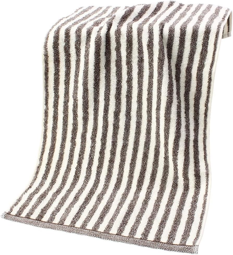 Cotton Towel Adult Soft Absorbent Towels Bathroom Sets Towel Towels for Home(Black)