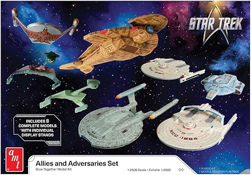 Miniatura 28 de AMT 1296 Star Trek Classic U.S.S. Enterprise 1:650 Modelo Kit