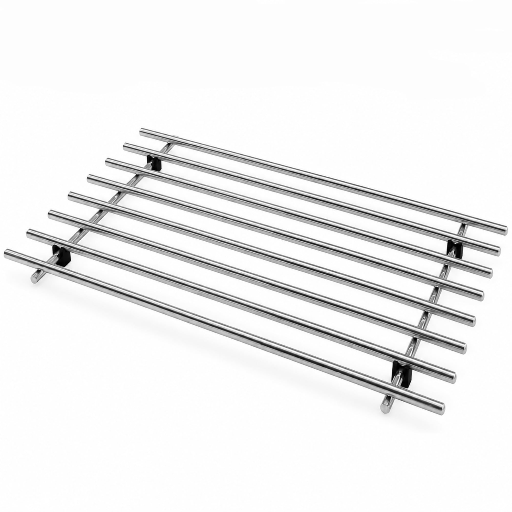 Stainless Steel Trivet Stand Large 50 x 28 cm, Heat Resistant Kitchen Worktop Protector Saver with Anti Slip Feet for Hot Pots, Pans, Baking Trays, Plates & Dishes (2)