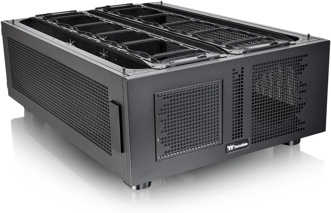 Thermaltake Core P200 Server Case - Pedestal - SPCC - Black - 10.21 kg - 0-17 x Fan(s) Supported