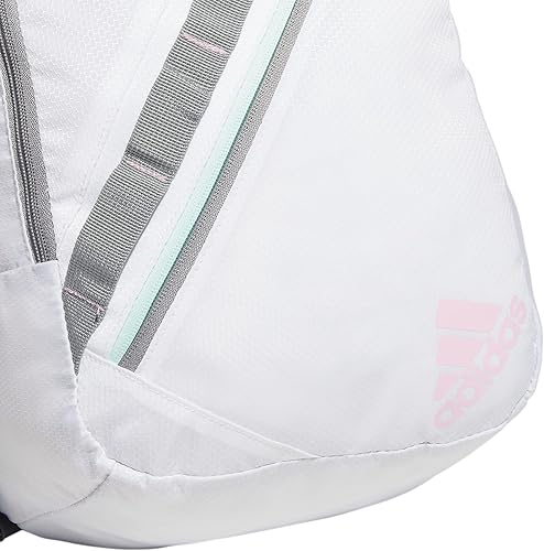 Miniatura 3 de adidas Mochila Prime Sling unisex para adultos, BlancoGrisOrquídea Fusión Púrpura, Prime Sling - Mochila cruzada de una sola correa