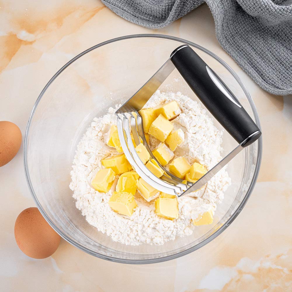 Vvikizy Coupeur De Pâtisserie Mélangeur De Pâte Acier Inoxydable Mélangeur à Pâtisserie Et Coupe