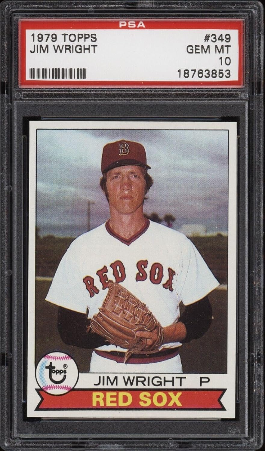 1979 Topps #349 Jim Wright - Sox - PSA 10-18763853 - Pop 9 - Baseball Card - Slabbed Baseball Cards