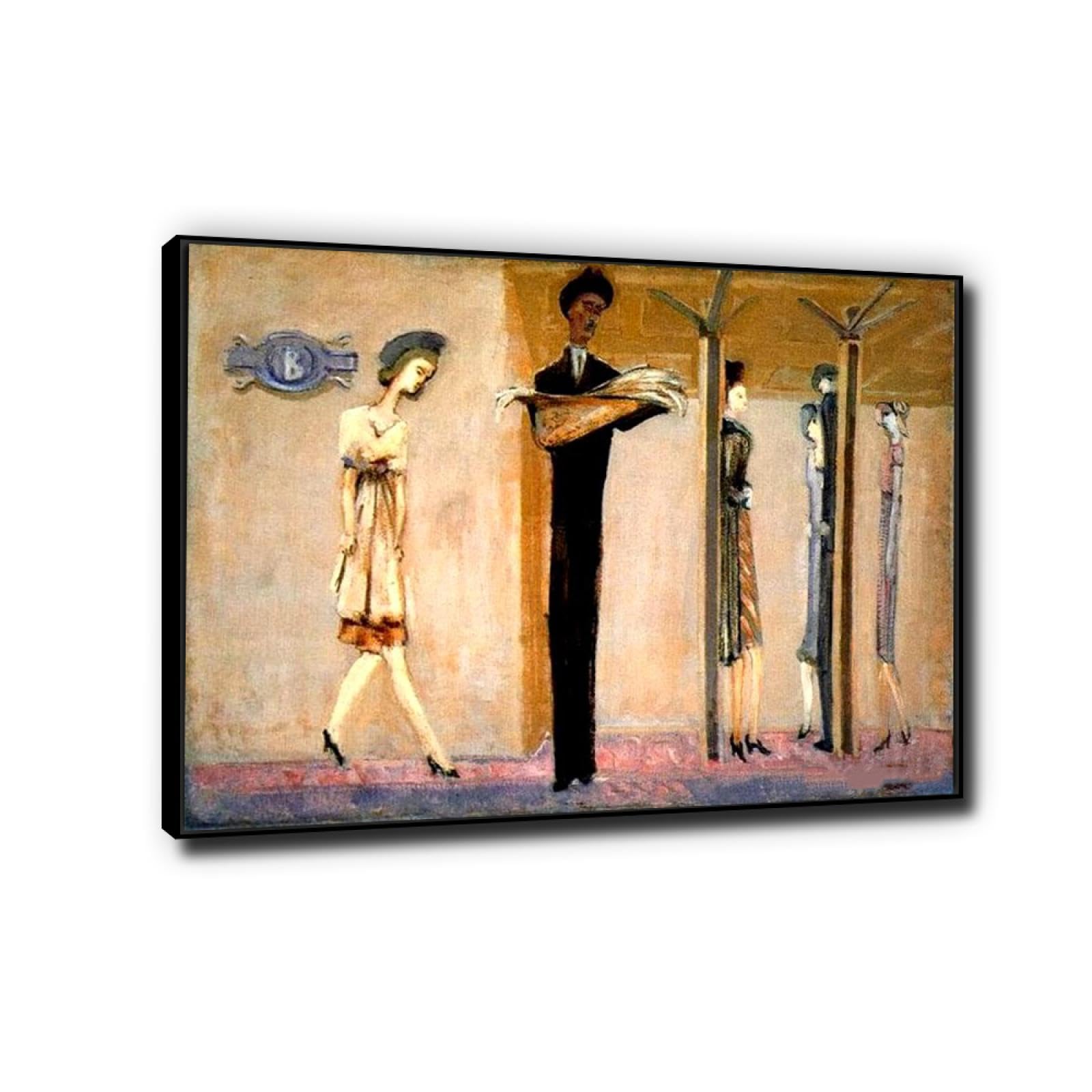 Phyrek123 Dipinti di Mark Rothko Underground Fantasy Stampa Su Tela Astratta Pronto per essere appeso Riproduzione Decorazione murale 70x98cm Cornice nera