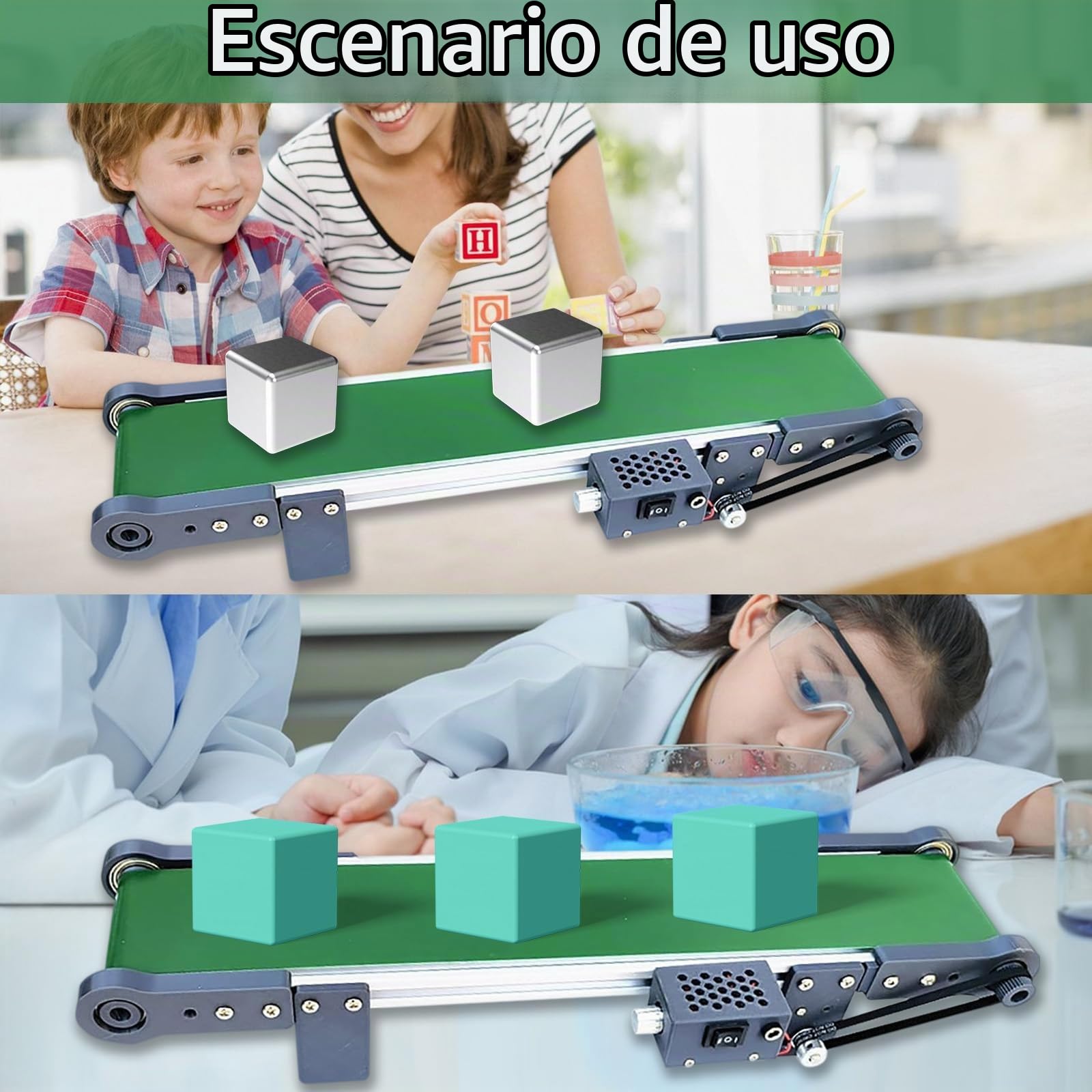 Cinta Transportadora, Cinta Transportadora Eléctrica De Mesa Mini Transportador De Sobremesa De 50 Cm Con Avance Y Retroceso Velocidad Ajustable Ca 100-240 V Para Líneas De Producción Pequeñas