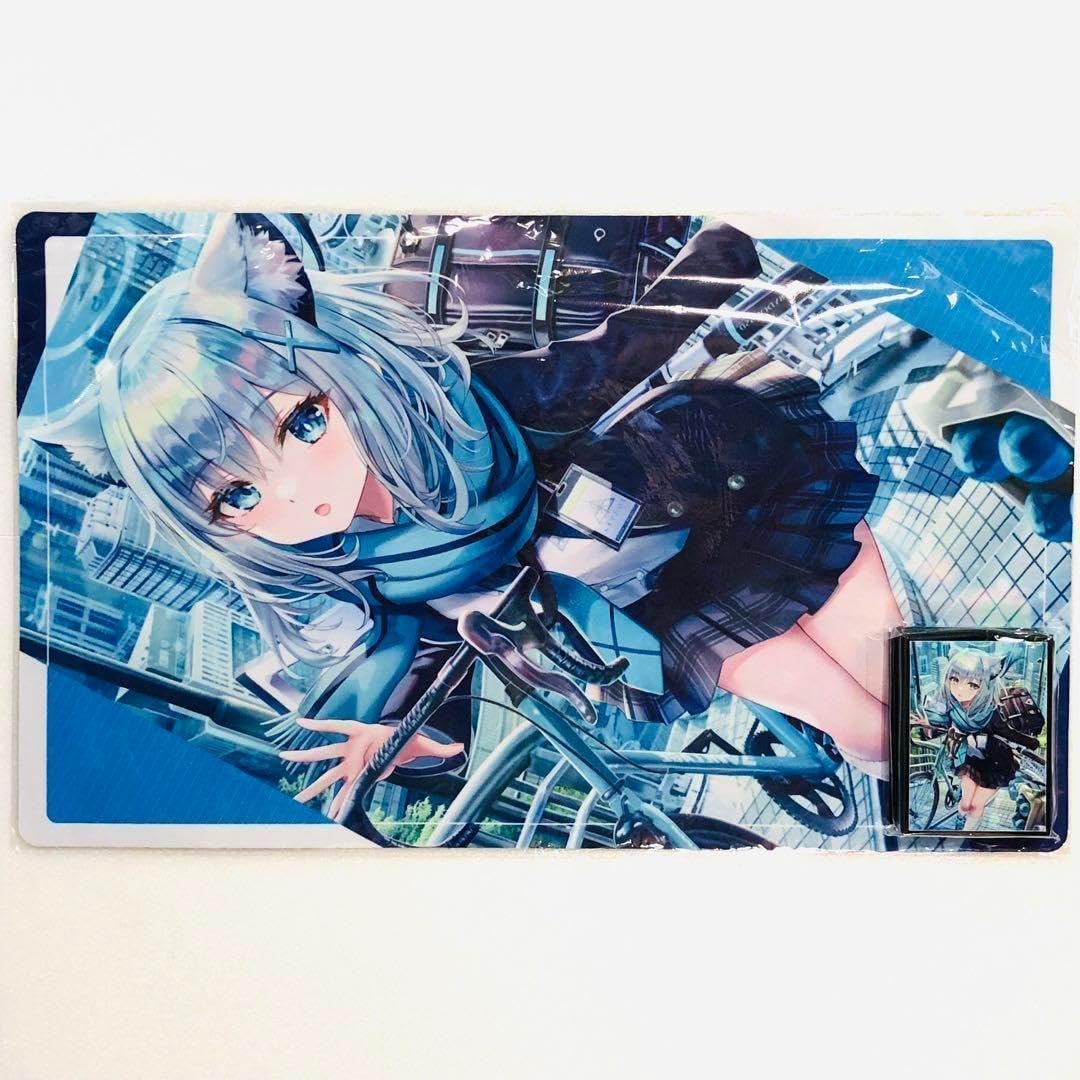 ミッドナイトブルー スリーブ プレイマット シロコテラー ミッドナイト