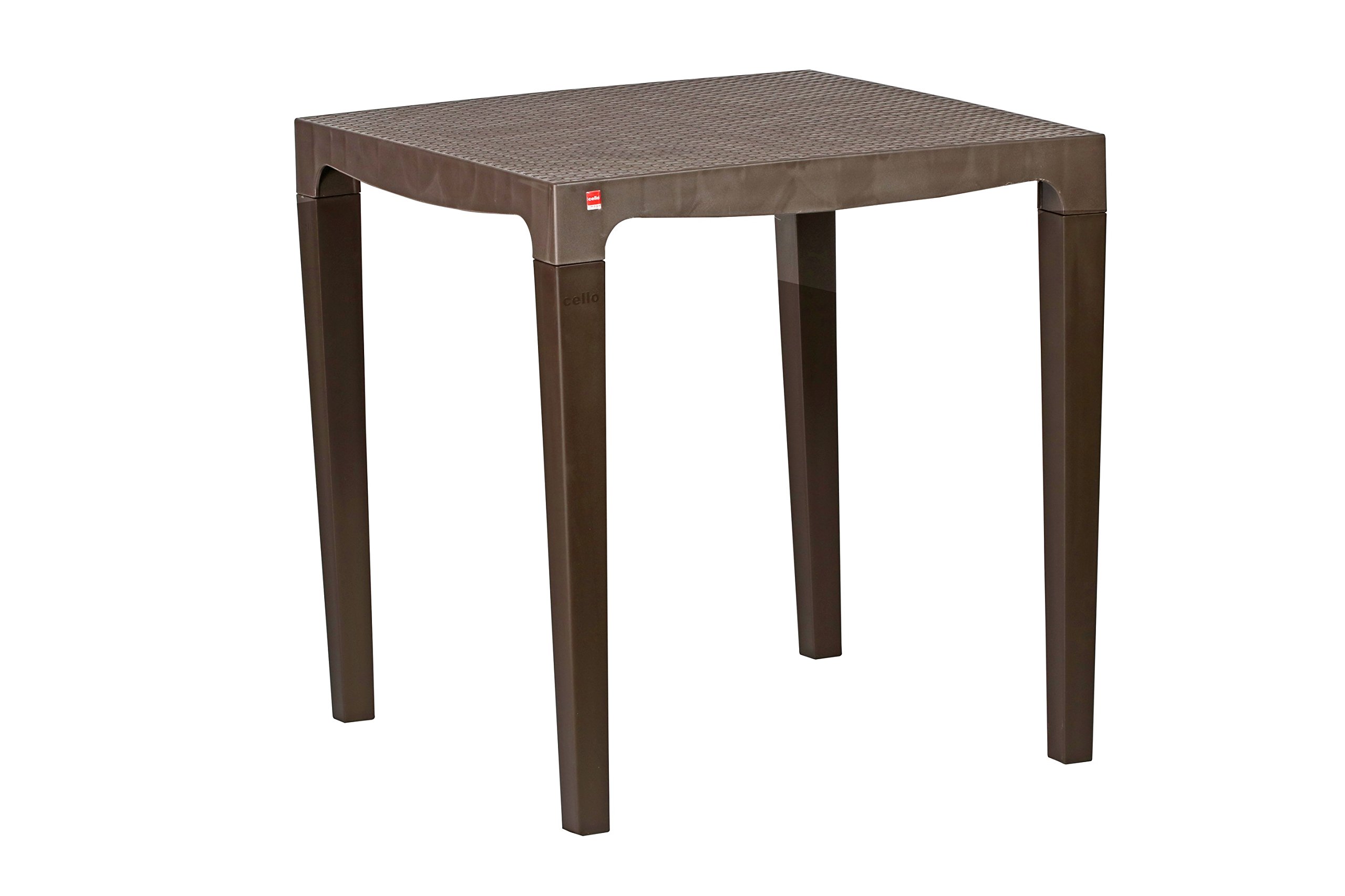 cello amaze two seat dining table (plastic ,pearl brown)